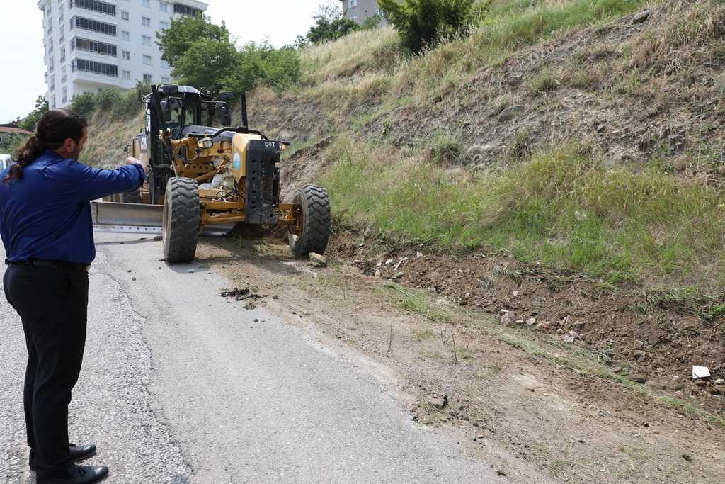 BAŞKAN VEKİLİ YILDIRIM YOL ÇALIŞMALARINI YERİNDE İNCELEDİ