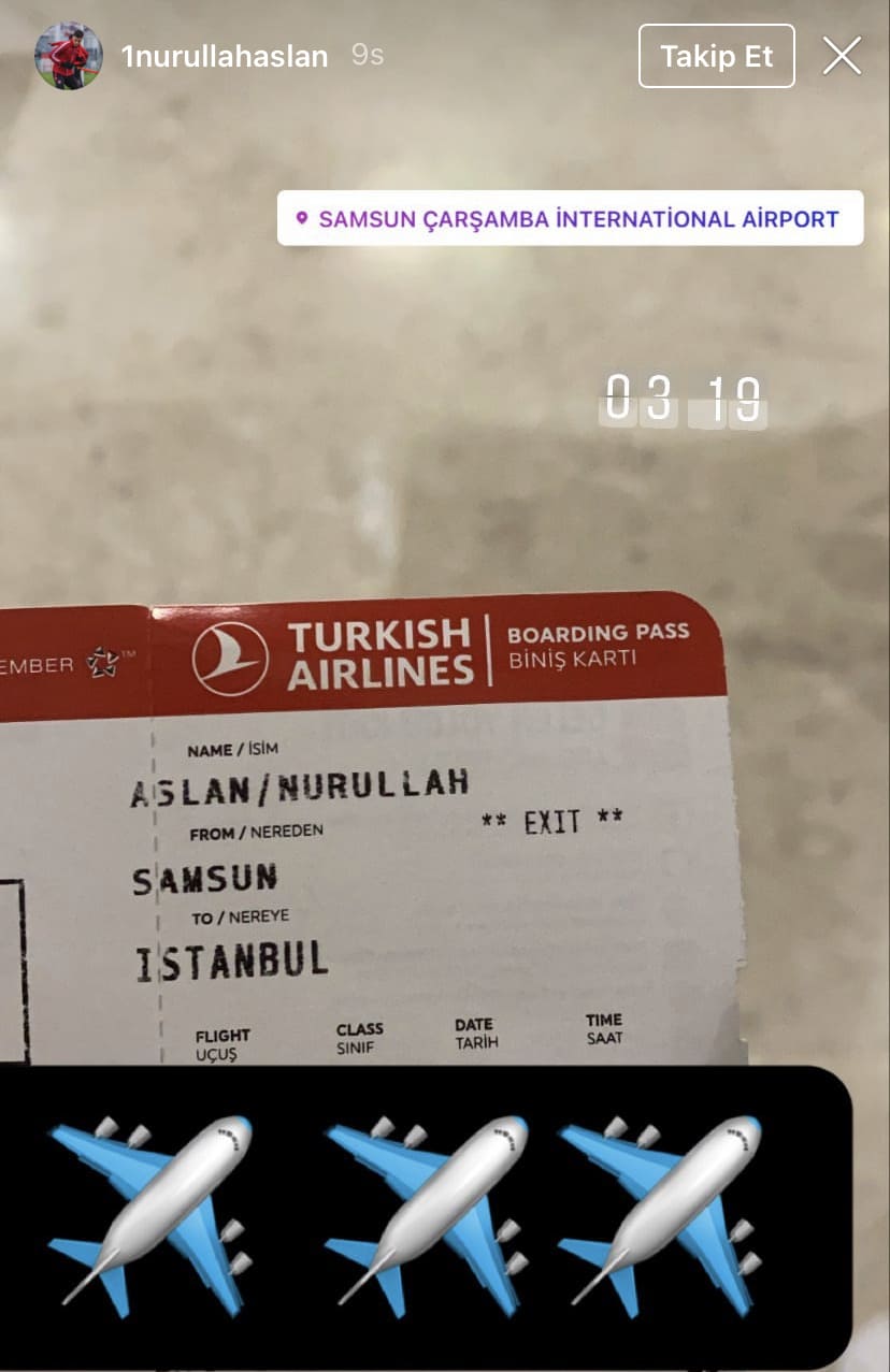 Nurullah Aslan İstanbul Yolcusu