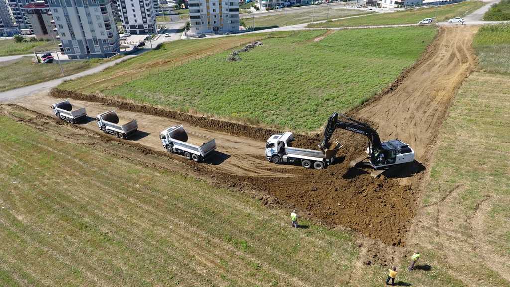 İlkadım belediyesi ulaşım ağına yeni yollar kazandırmaya devam ediyor