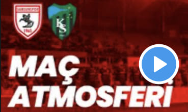 Yılport Samsunspor-Kocaelispor Müthiş Atmosfer