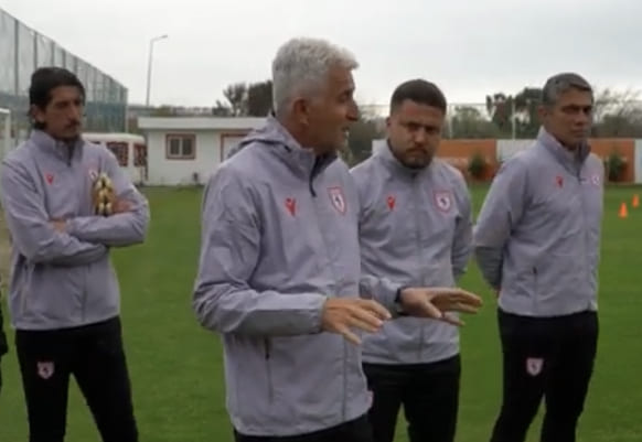 Samsunspor’un Yeni Hocası İlk İdmanına Çıktı