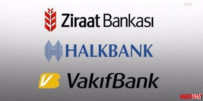 Bayram öncesi Vakıfbank, Halkbank ve Ziraat Bankası ihtiyaç, taşıt ve konut kredisi faiz oranlarını açıkladı