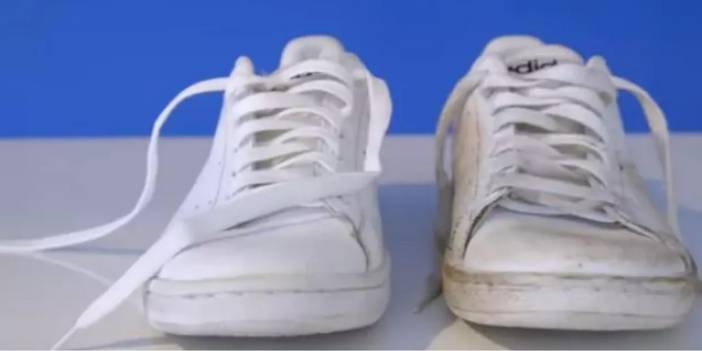 Ayakkabıları çamaşır makinesinde yıkamayın! İşte beyaz ayakkabıları yeni gibi yapan temizleme yöntemi