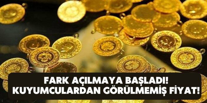 Kuyumculardan görülmemiş ticaret! İlk defa altın makası bu kadar yüksek seviyelere geldi