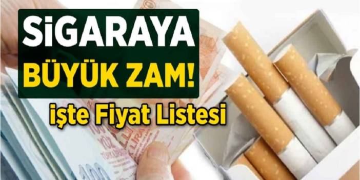 Yarından itibaren ZAMLI olarak satılacak! Marlboro, Parliament, Murattı, Lark, Chesterfield, Camel, Winston fiyat listesi