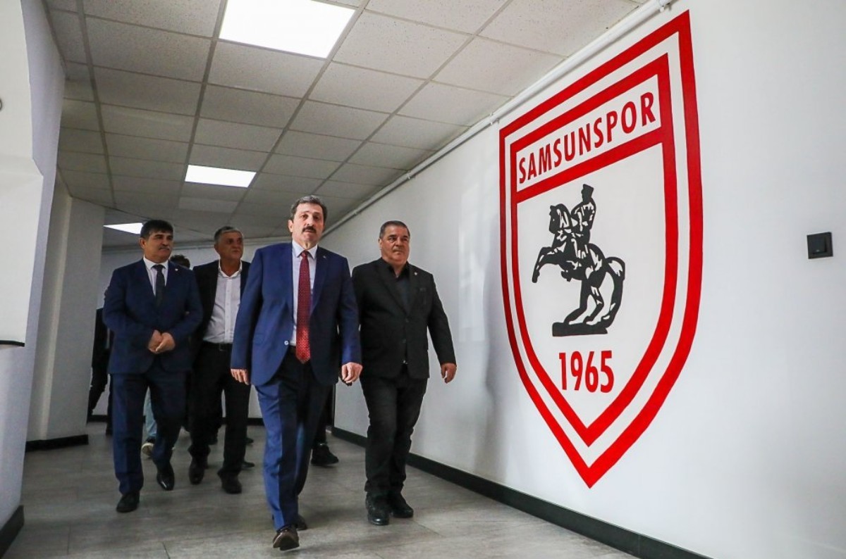 Vali Tavlı'dan Rizespor maçı öncesi Samsunspor'a başarılar ziyareti