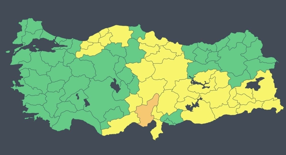 Meteoroloji'den Samsun'a 'sarı kod' uyarısı